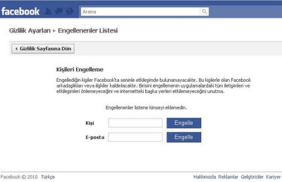 facebook kisi engelle Facebookda arkadaş engellemek