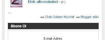 Blogger kayan son yazılar