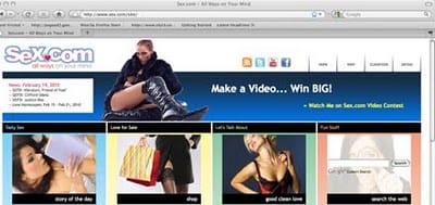 Satılık domain sex.com