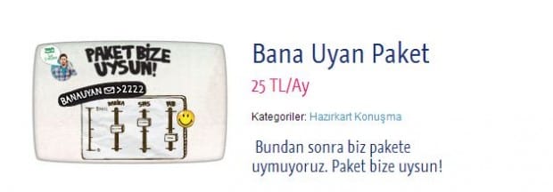 Turkcell esnek paket tarife kampanyası