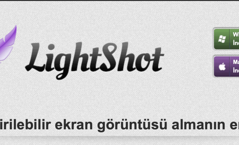 Windows için en iyi ekran alıntısı Lightshot aktif etme