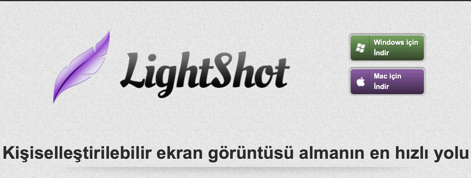 Windows için en iyi ekran alıntısı Lightshot aktif etme